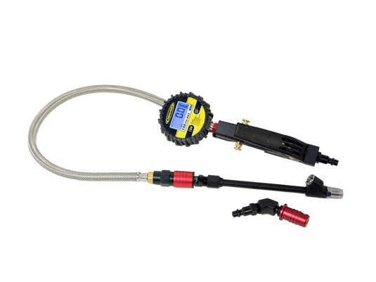 Switch Hitter Digital - Ventoso™ RED Tire Inflator with Quick-Switch Chucks