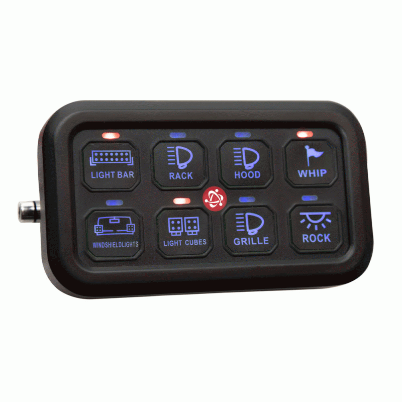Load image into Gallery viewer, 8 Gang LED Switch Panel System
