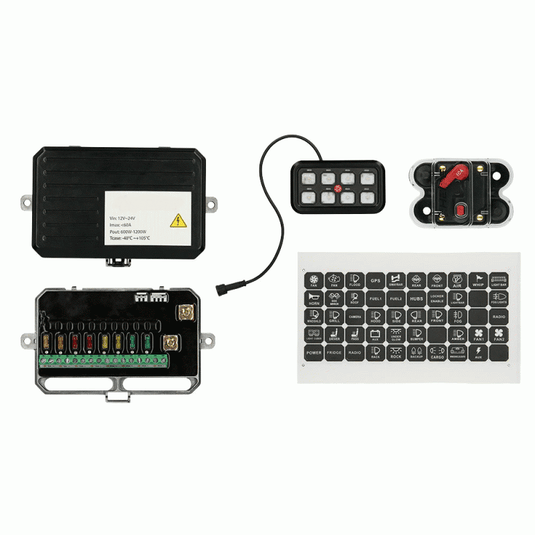 8 Gang LED Switch Panel System