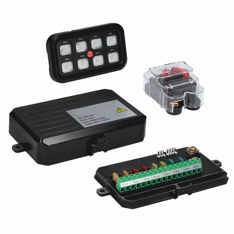 Load image into Gallery viewer, 8 Gang LED Switch Panel System

