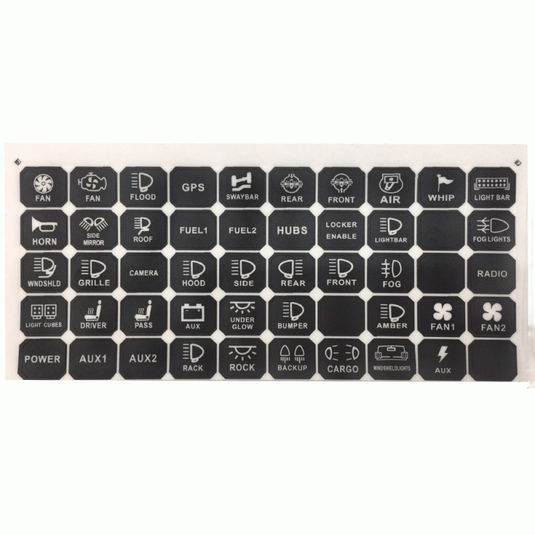8 Gang LED Switch Panel System