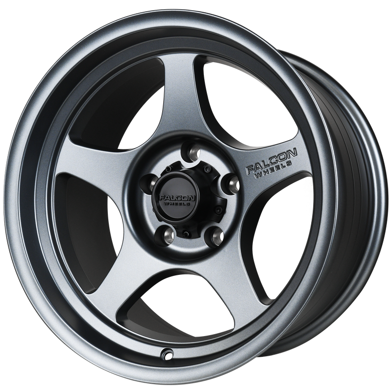 Load image into Gallery viewer, T2 - Matte Gunmetal 17x9

