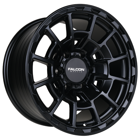 T4 Spyder - Matte Black 17x9