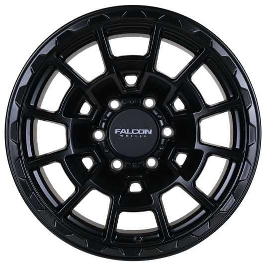 T4 Spyder - Matte Black 17x9