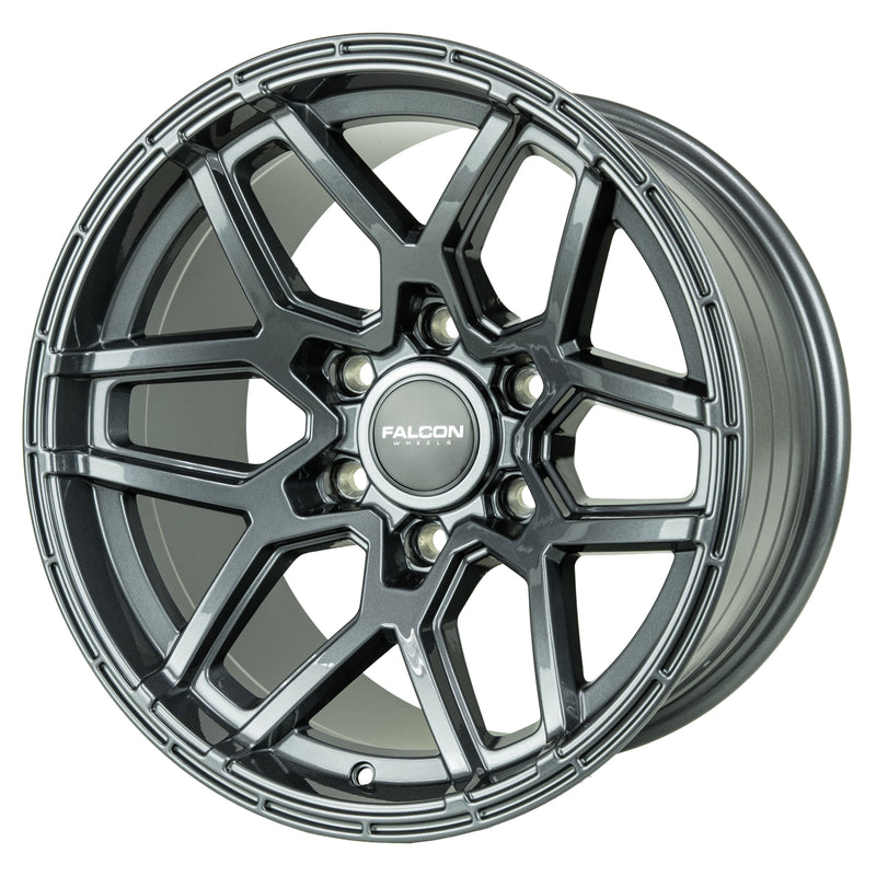 Load image into Gallery viewer, T9 Atlas -Gloss Gunmetal 17x9

