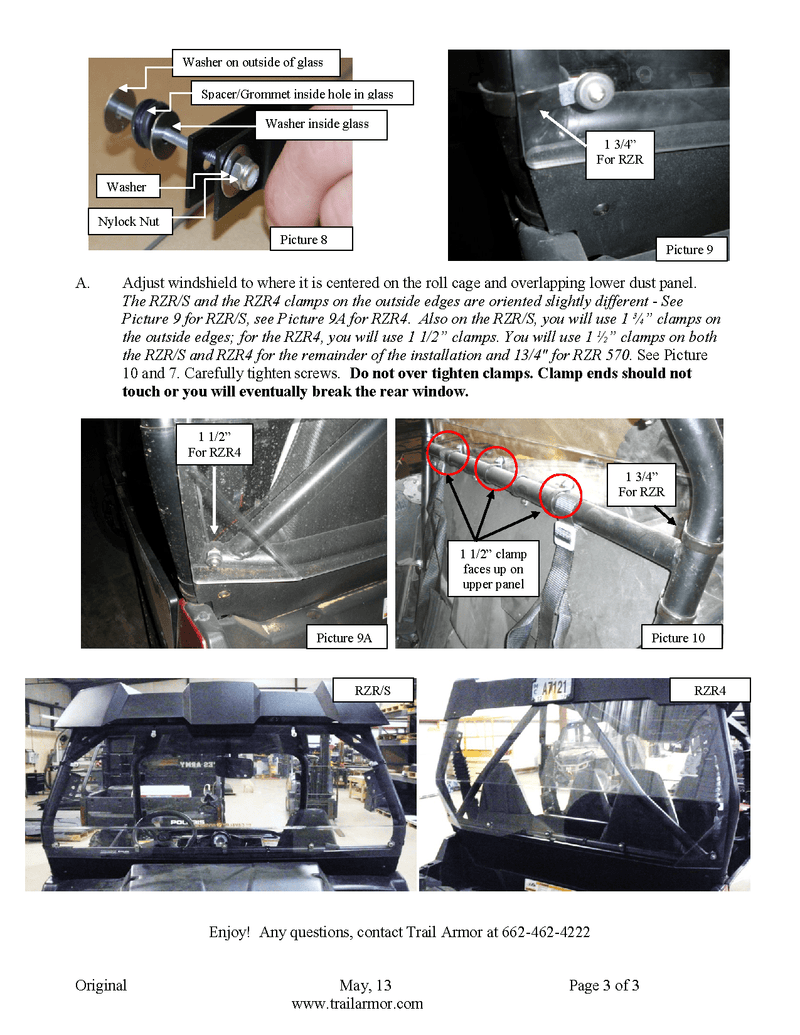 Load image into Gallery viewer, Trail Armor Rear Window Dust Shield Kit for 2009-17 RZR 800 / RZR S 570 Model
