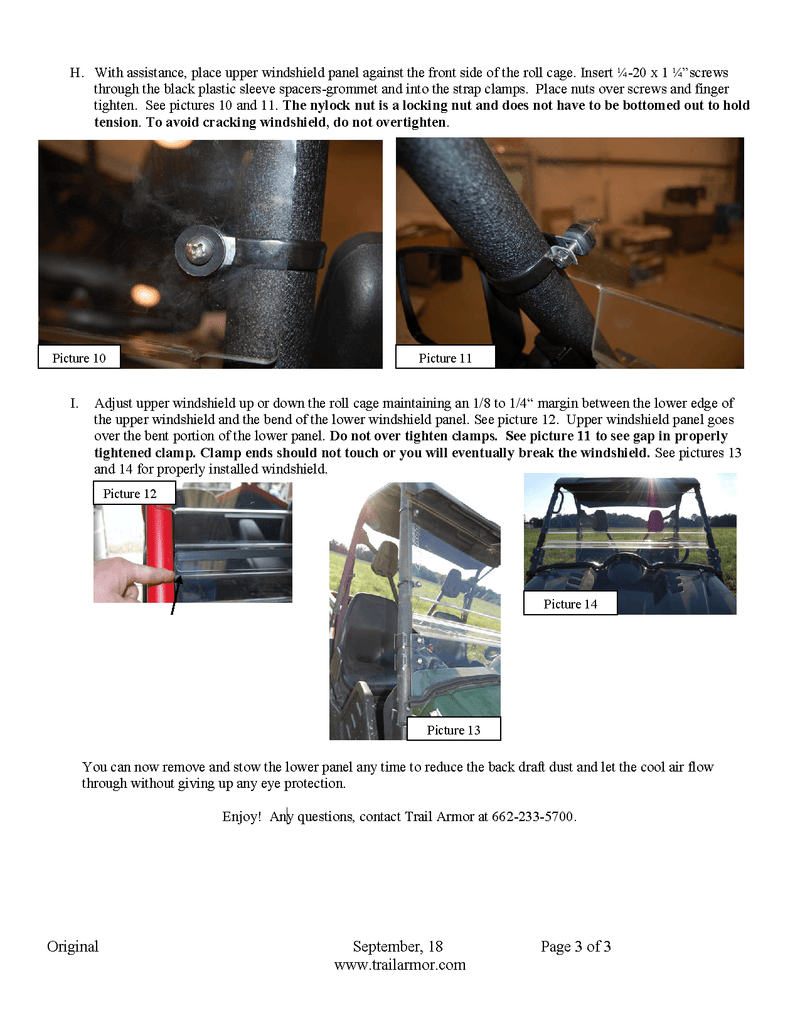 Load image into Gallery viewer, Trail Armor CoolFlo Windshield with Fast Clamps for 2004-13 Yamaha Rhino

