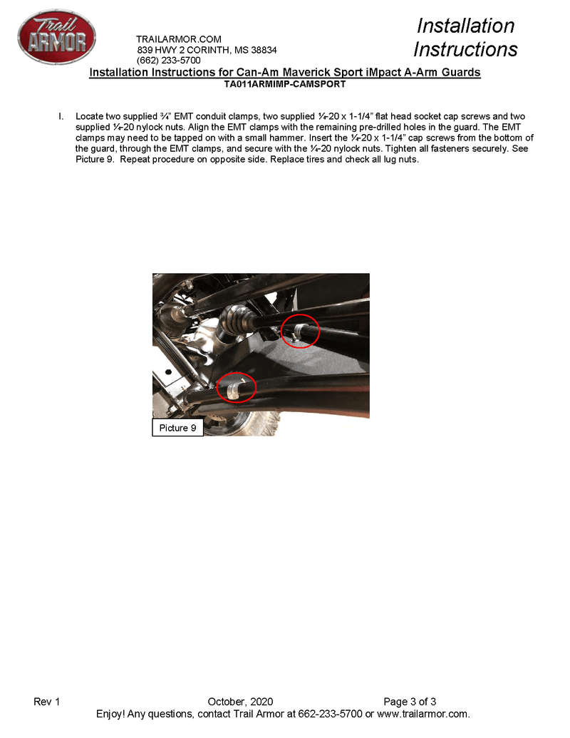 Load image into Gallery viewer, Trail Armor A-Arm Guards for 2019-23 Can-Am Maverick Sport / Commander
