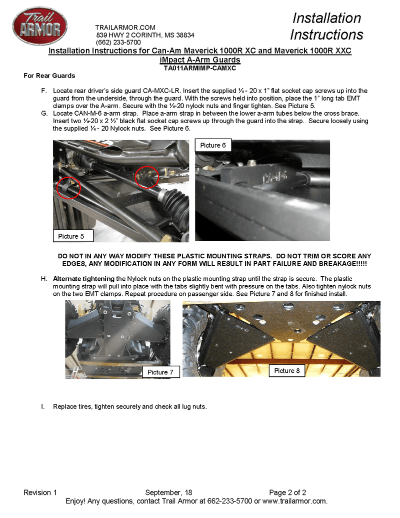 Load image into Gallery viewer, Trail Armor iMpact A-arm Guards for 2014-18 Can-Am Maverick 1000R X / XC
