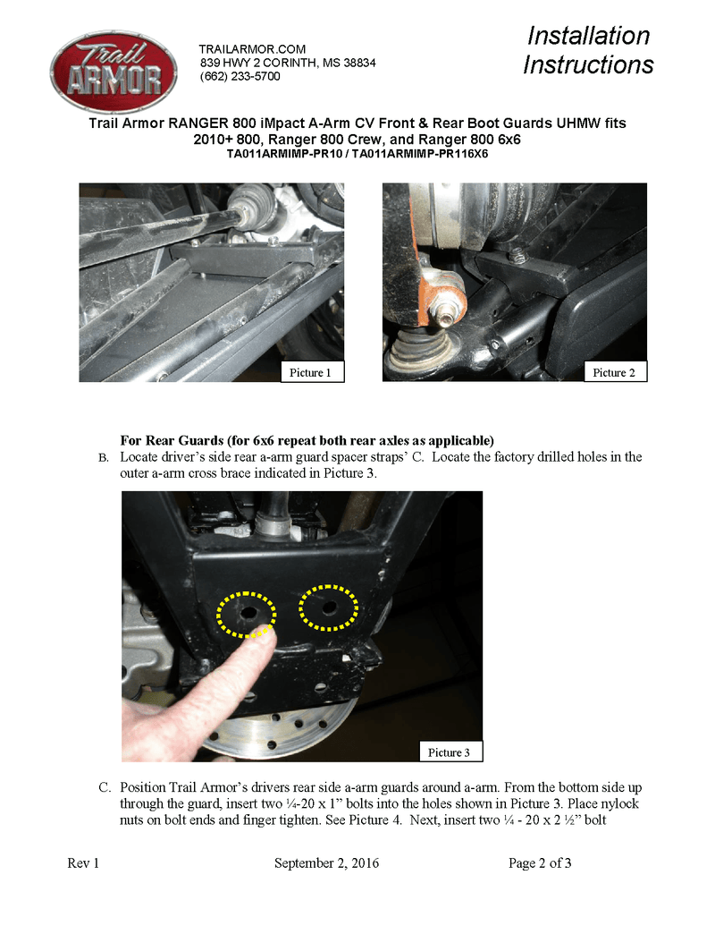 Load image into Gallery viewer, Trail Armor iMpact A-Arm CV Front &amp; Rear Boot Guards for 2010-17 Ranger 800 6x6
