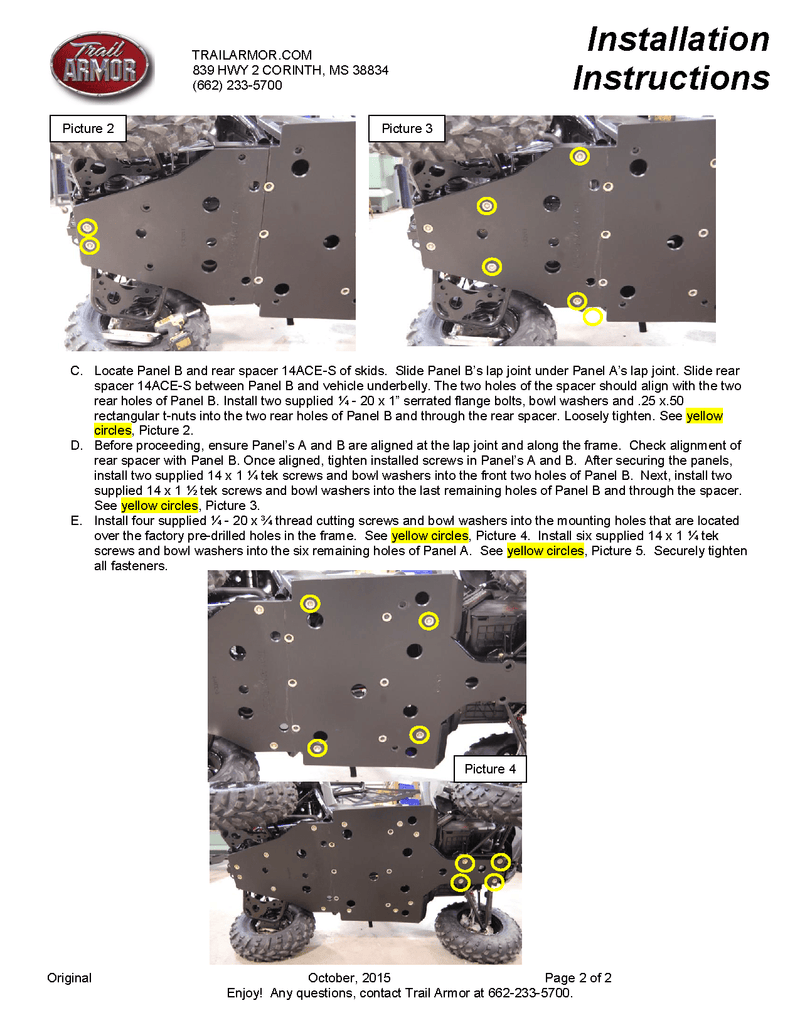 Load image into Gallery viewer, Trail Armor Full Skids for 2014-19 Polaris Sportsman ACE Models

