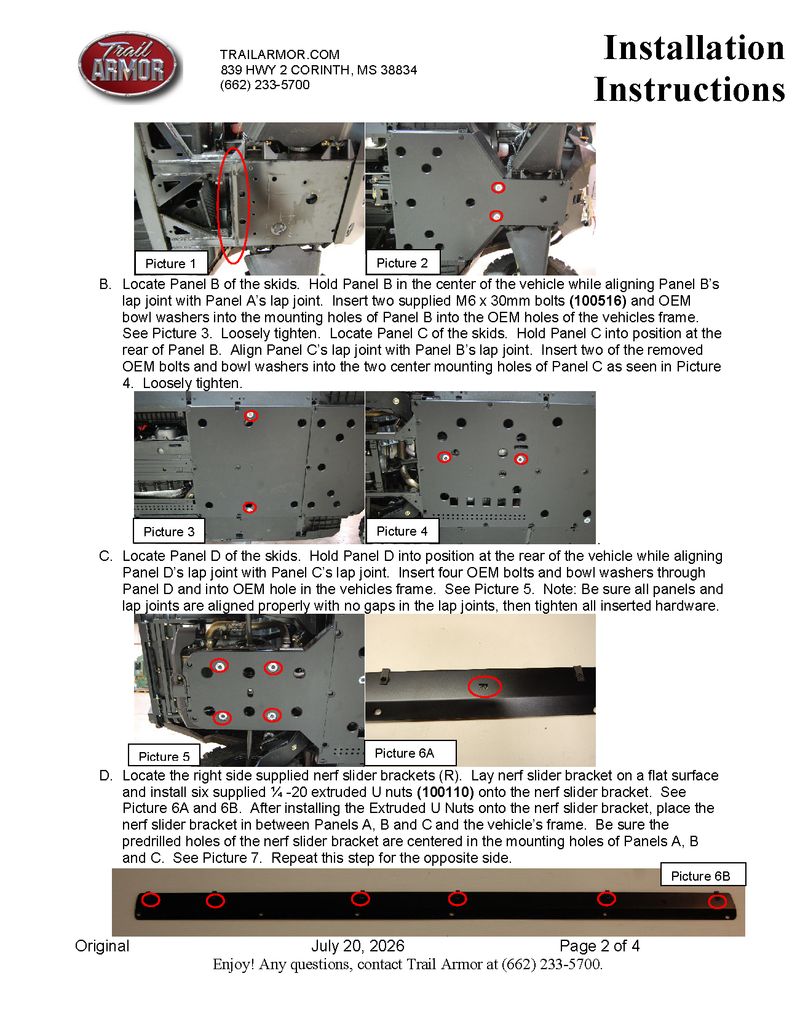 Load image into Gallery viewer, Trail Armor Can Am Commander Max XT, Commander Max and Commander Max Limited Full Skids with Integrated Slider Nerfs 2014-2020
