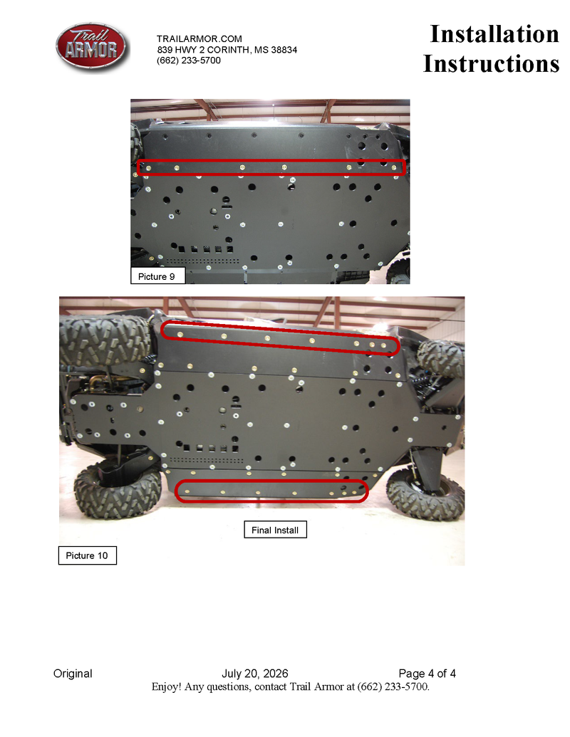 Load image into Gallery viewer, Trail Armor Can Am Commander Max XT, Commander Max and Commander Max Limited Full Skids with Integrated Slider Nerfs 2014-2020
