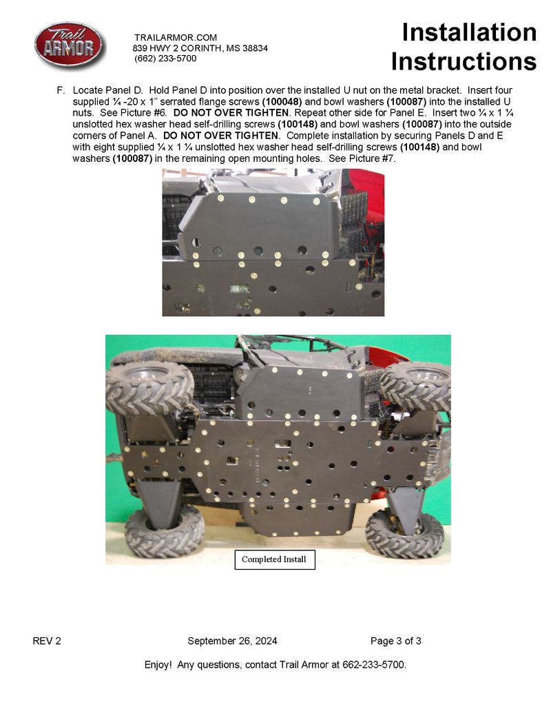 Load image into Gallery viewer, Trail Armor 2014 - 2025 Honda Pioneer 700, 2017 - 2025 Pioneer 700 Deluxe, 2025 Pioneer 700 Forest Full Skids
