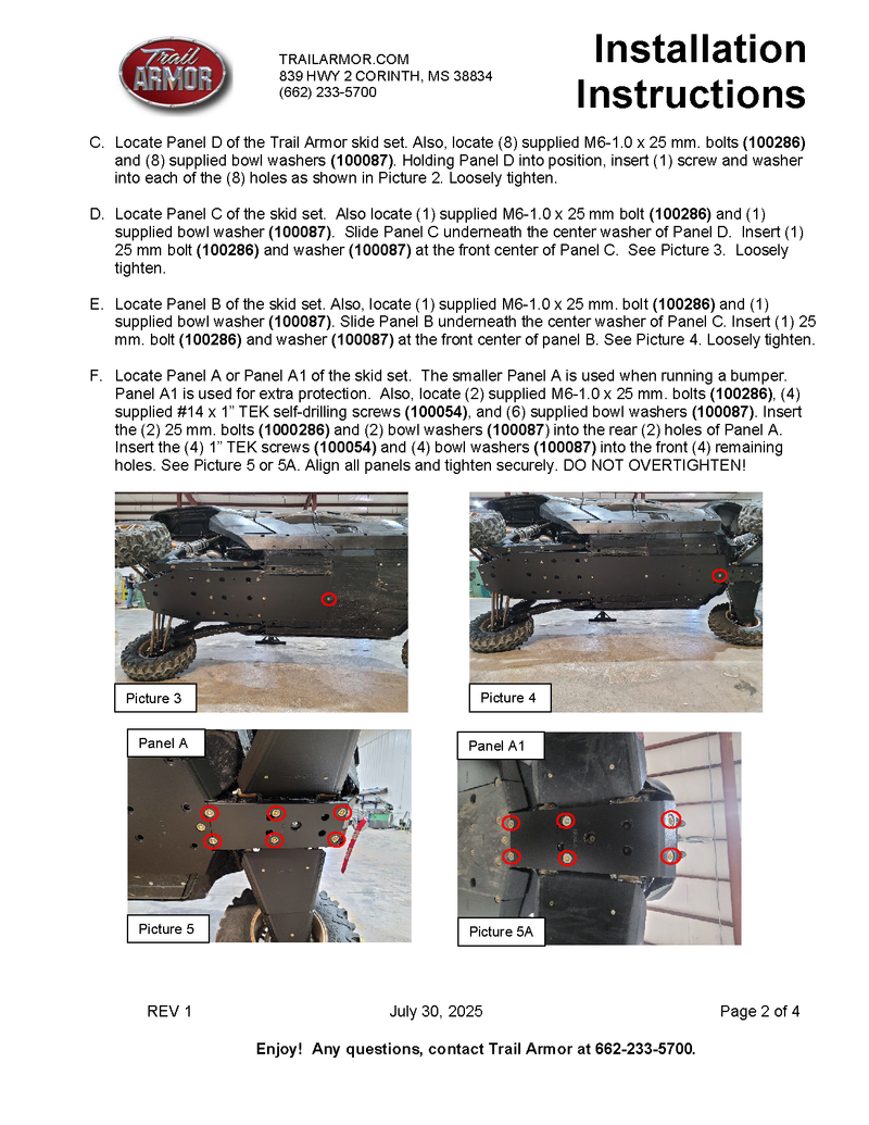 Load image into Gallery viewer, Trail Armor 2023 - 2026 Kawasaki 4 KRX 1000 (all editions) Full Skids with Integrated Side Skid Plates
