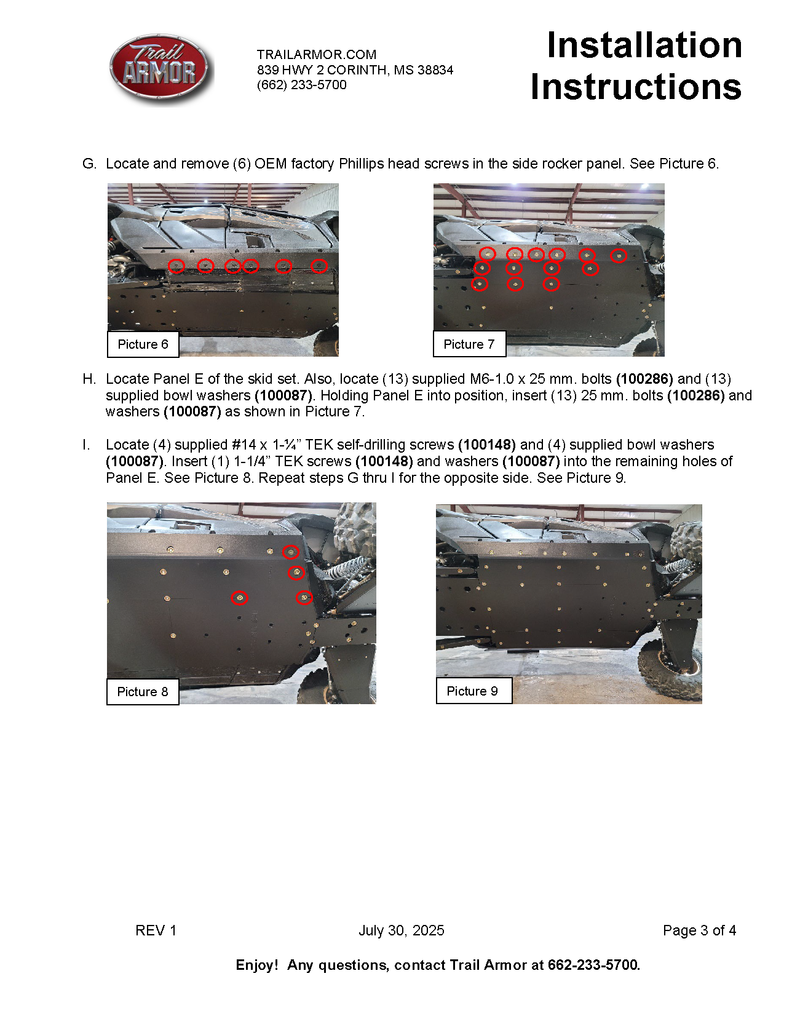 Load image into Gallery viewer, Trail Armor 2023 - 2026 Kawasaki 4 KRX 1000 (all editions) Full Skids with Integrated Side Skid Plates
