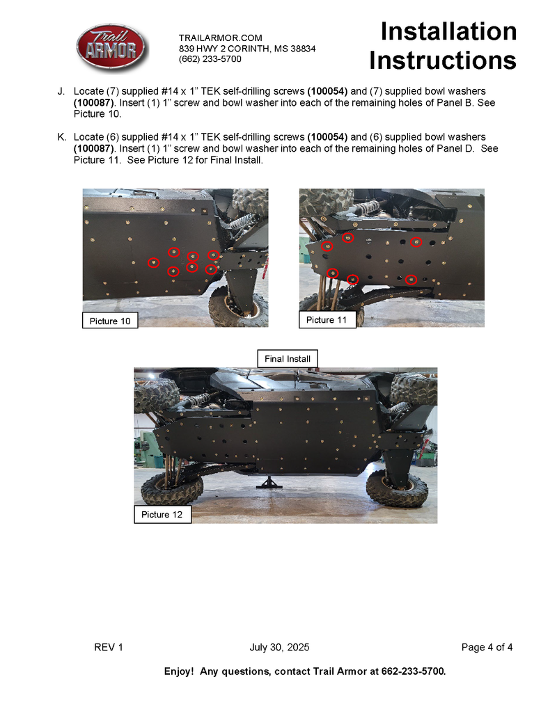 Load image into Gallery viewer, Trail Armor 2023 - 2026 Kawasaki 4 KRX 1000 (all editions) Full Skids with Integrated Side Skid Plates
