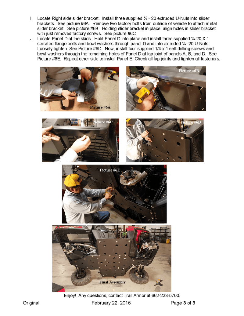 Load image into Gallery viewer, Trail Armor Full Skids with Sliders for 2016-22 Polaris Ranger 570 Full Size Economy (Struts)
