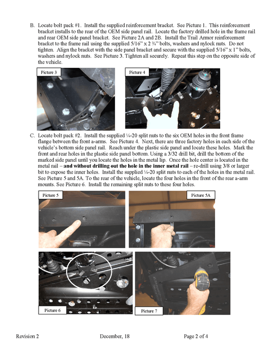 Trail Armor Full skid plate for 2013-19 Polaris Ranger 570 / 900 / XP 1000
