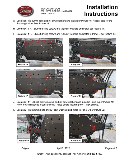 Trail Armor Skid Plate for Polaris RZR Pro R 4
