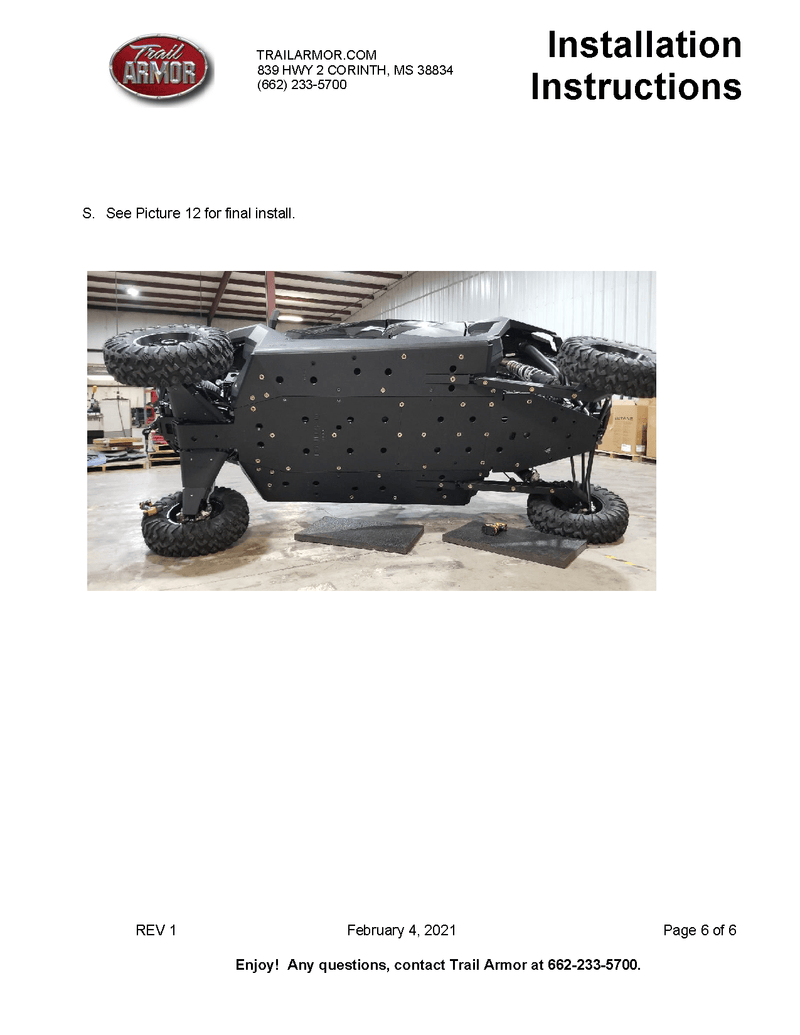 Load image into Gallery viewer, Trail Armor Full Skid Plate for Polaris RZR Pro XP 4
