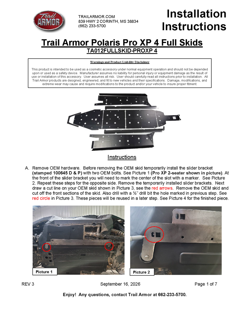 Load image into Gallery viewer, Trail Armor RZR XP Pro 4 Full Skids with Integrated Sliders or Trimmed for Extreme Kick Out Nerf Sliders
