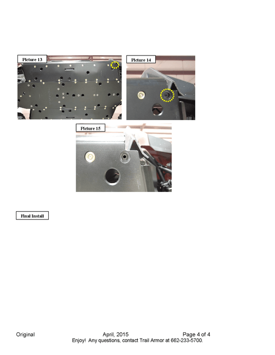 Trail Armor Full Skid Plate for 2015-17 Polaris RZR 900 4 / RZR S 1000 4