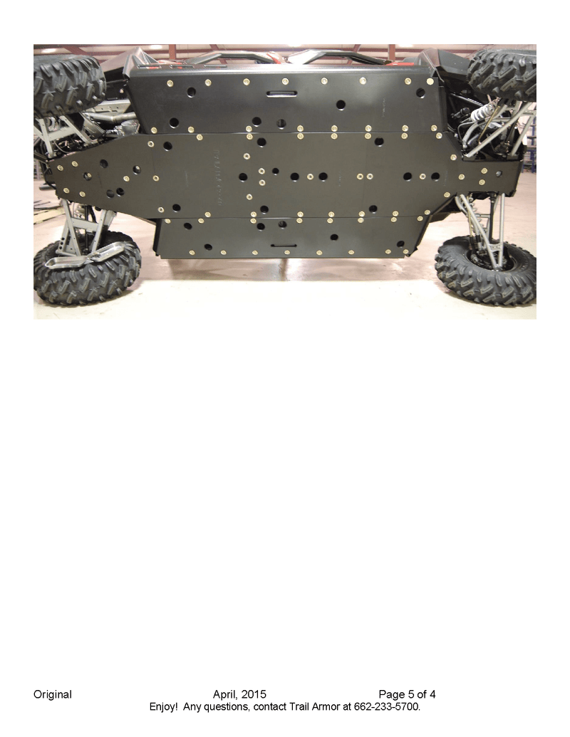 Load image into Gallery viewer, Trail Armor Full Skid Plate for 2015-17 Polaris RZR 900 4 / RZR S 1000 4
