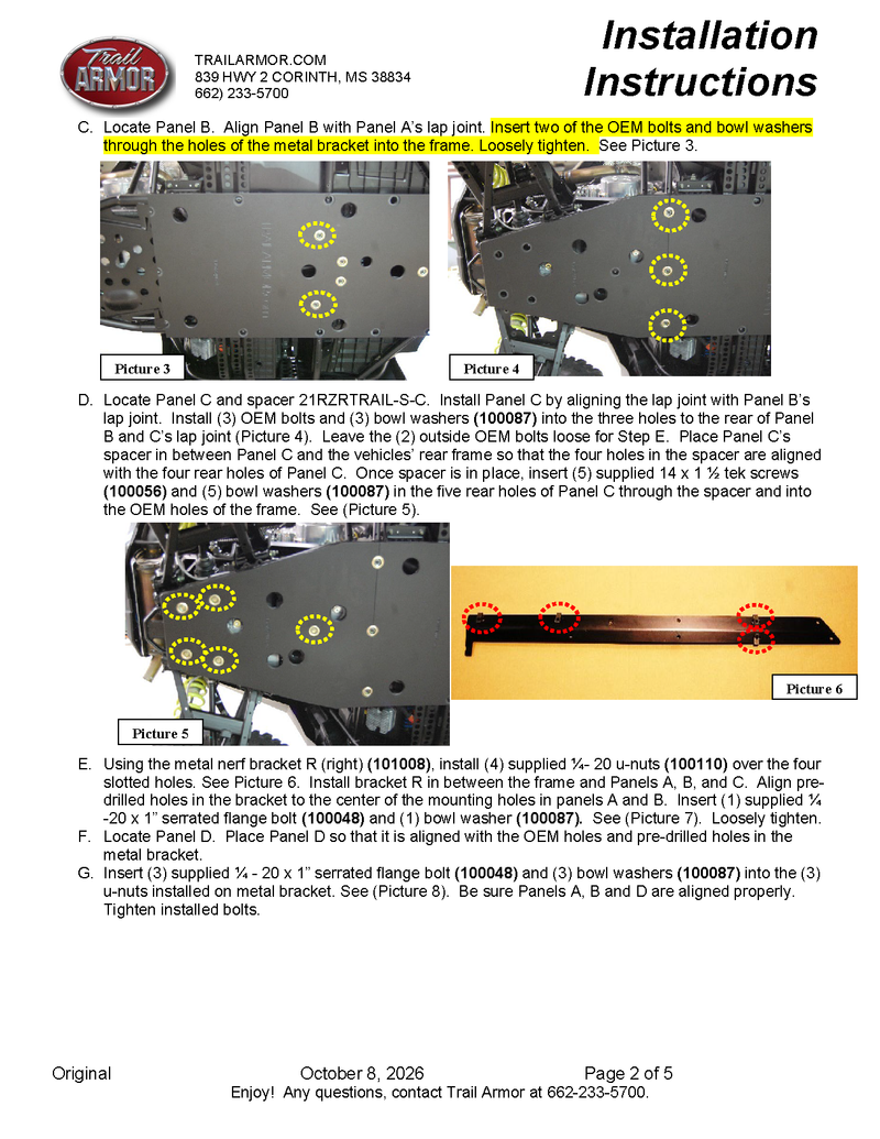 Load image into Gallery viewer, Trail Armor Polaris RZR Trail, Trail S 900 and Trail S 1000 Full Skids with Slider Nerfs or Trimmed for Polaris Kick Out Steel Rock Sliders 2021 - 2026
