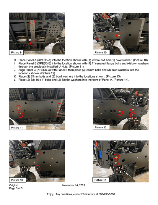 Trail Armor Full Skid Plate for 2024+ Polaris Xpedition