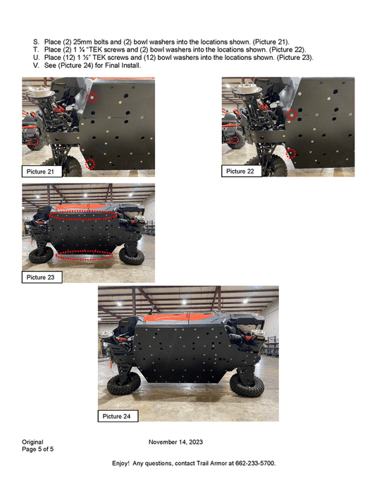 Trail Armor Full Skid Plate for 2024+ Polaris Xpedition