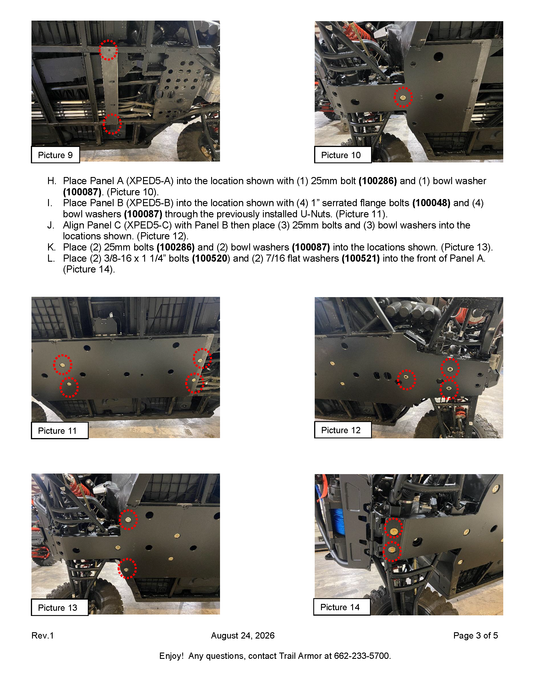 Trail Armor Polaris Xpedition XP 5 and ADV 5 Full Skids 2024 - 2025