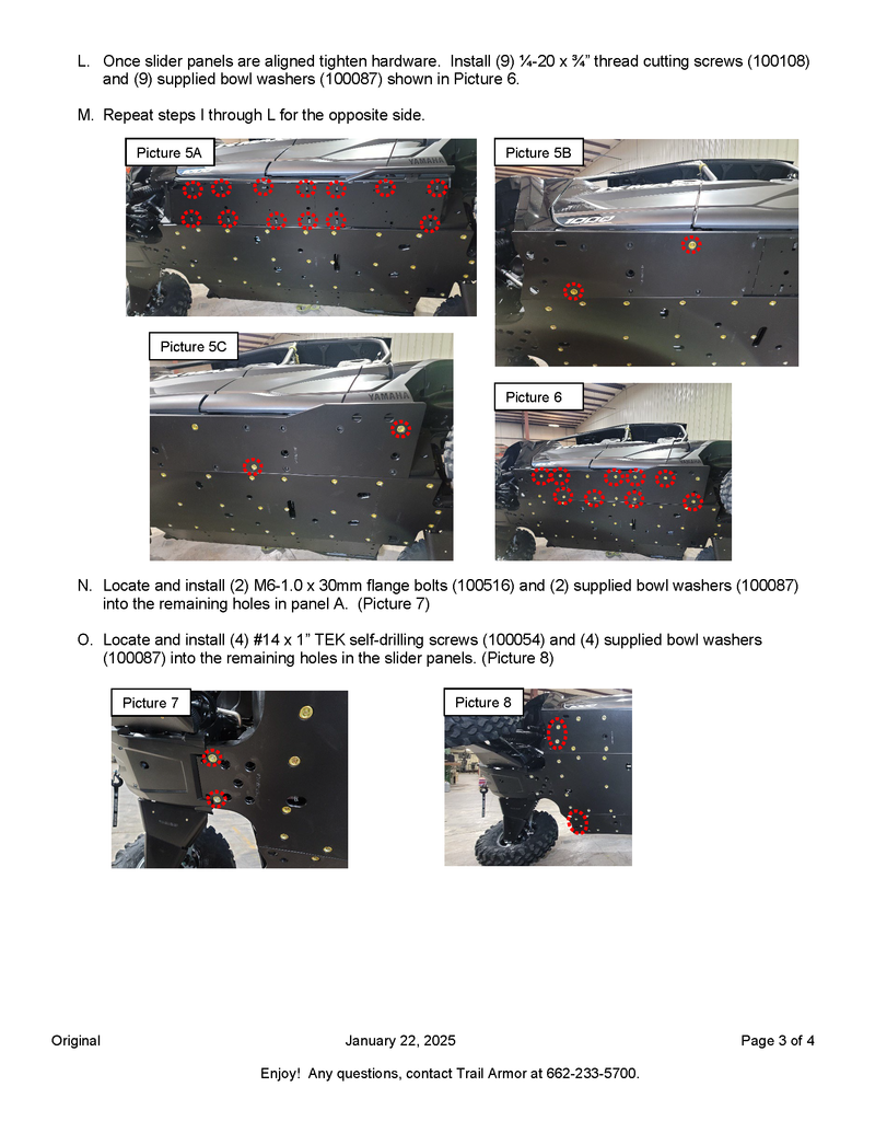 Load image into Gallery viewer, Trail Armor 2025 Yamaha Wolverine RMAX4 1000 X-TR, RMAX4 1000 Limited Edition Full Skids
