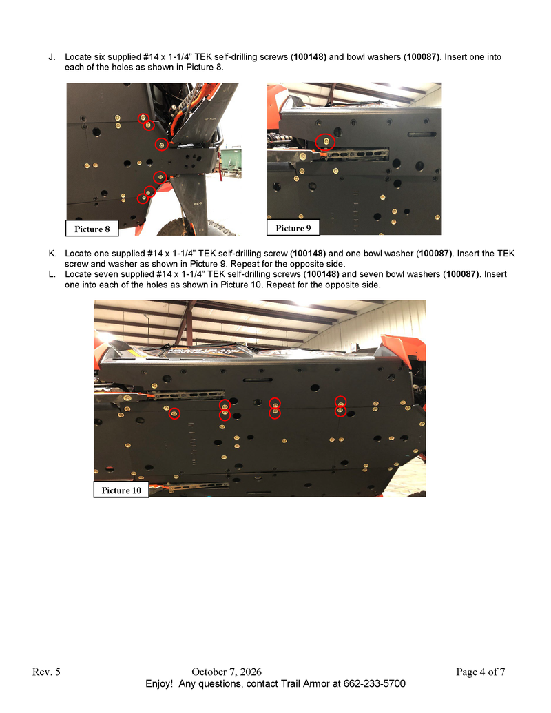 Load image into Gallery viewer, Trail Armor 2014 - 2023 RZR 4  XP 1000 (Standard, Sport, Premium, Ultimate, Highlifter),  2016 - 2021 RZR 4 XP Turbo, 2019 - 2021 RZR 4 XP Turbo S and RZR 4 XP Turbo S Velocity Full Skids with Slider Nerfs
