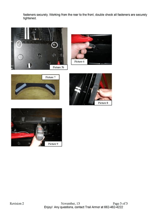 Trail Armor Full Skids with Slider Nerfs Extended Rear Coverage for 2011-14 RZR XP 900