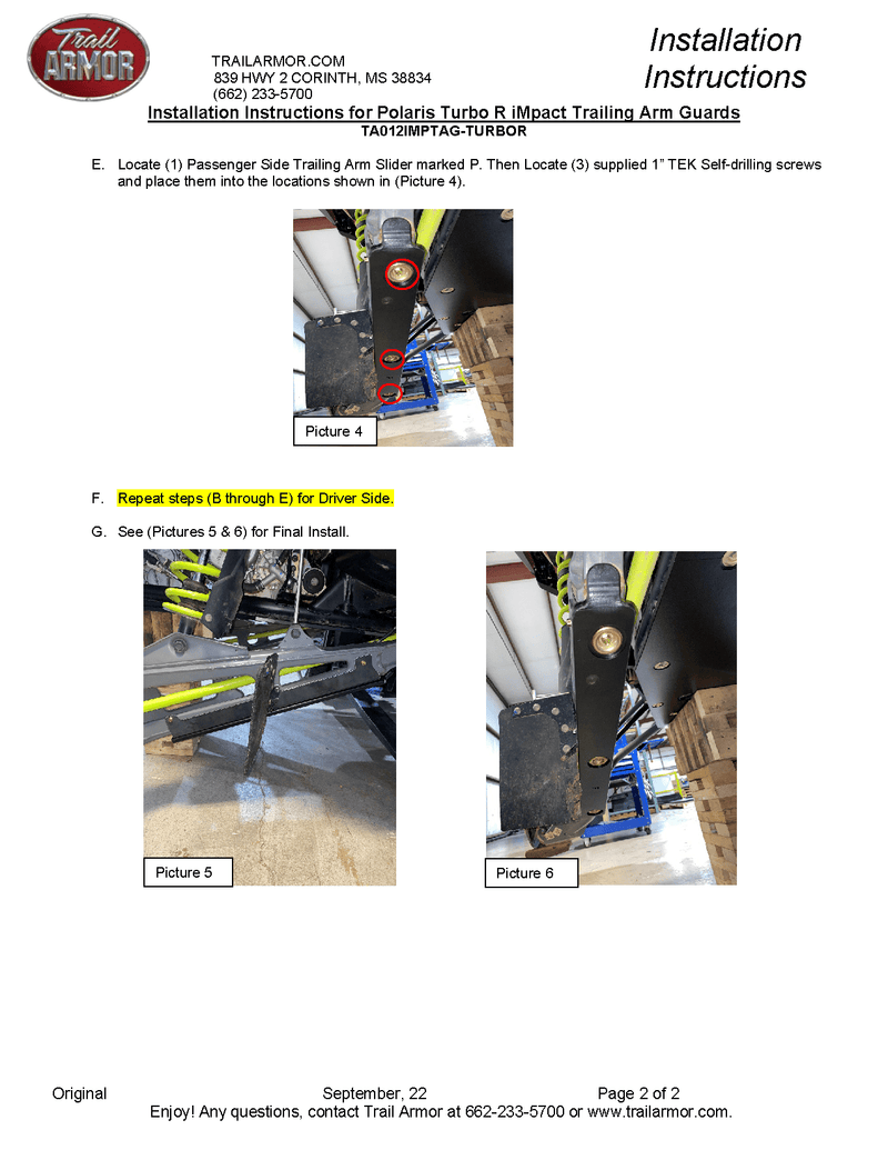 Load image into Gallery viewer, Trail Armor iMpact Trailing Arm Guards for 2022+ RZR Turbo R
