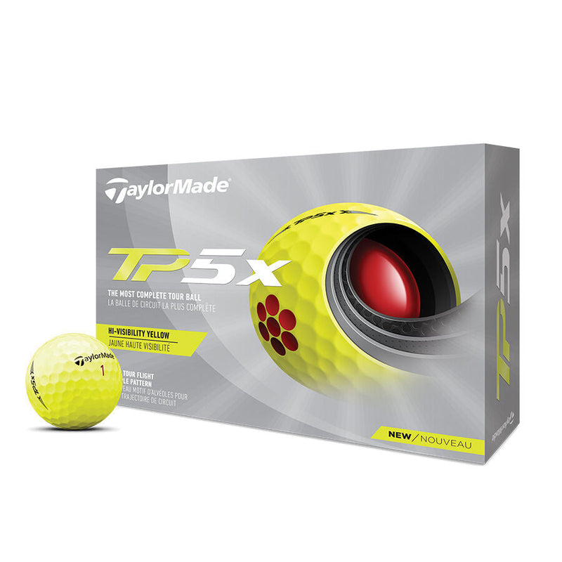 Load image into Gallery viewer, TAYLORMADE TP5X YELLOW GOLF BALLS
