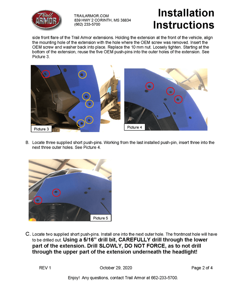 Load image into Gallery viewer, Trail Armor Mud Flap Fender Extensions for 2019-21 Can-Am Maverick Sport
