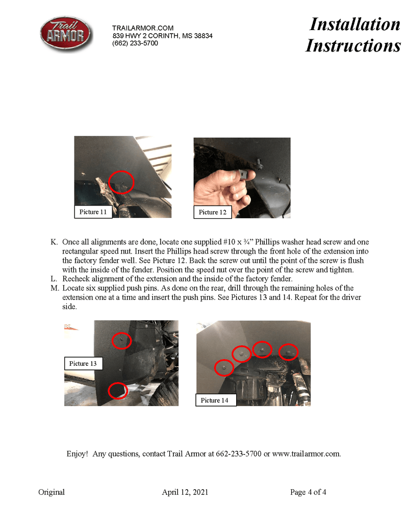 Load image into Gallery viewer, Trail Armor Mud Flap Fender Extensions for 2021+ Yamaha Wolverine RMAX 4
