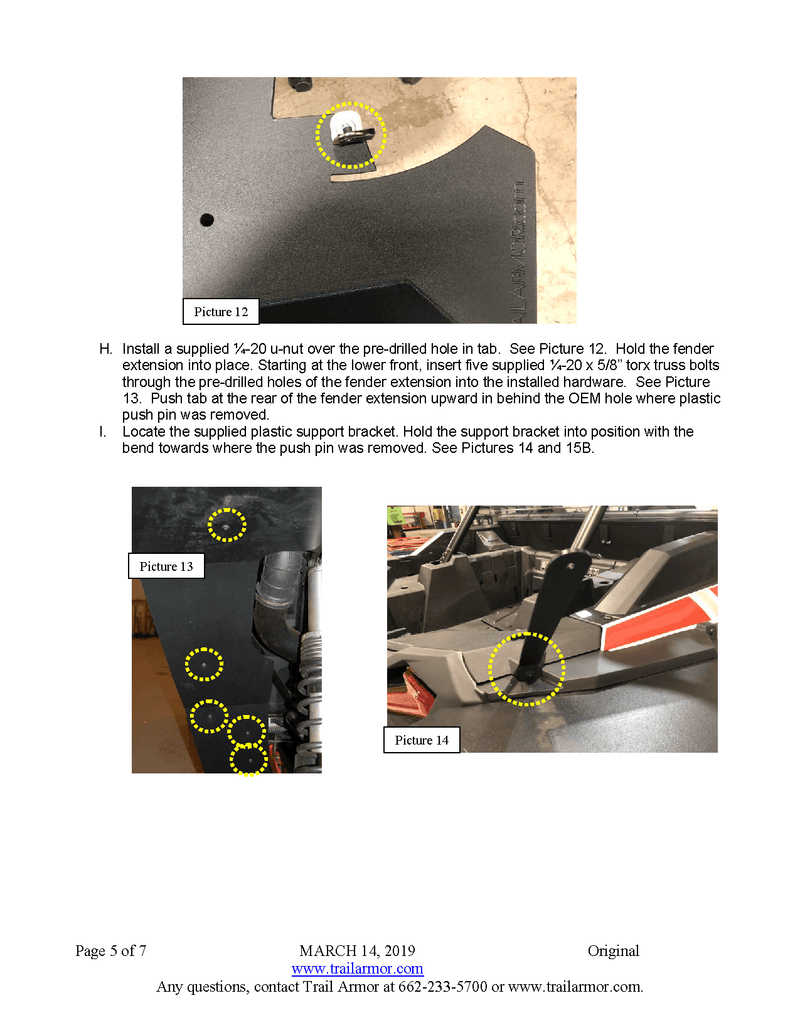 Load image into Gallery viewer, Trail Armor Super Wide Mud Flap Fender for 2019-23 Polaris RZR XP 1000 / Turbo / Turbo S
