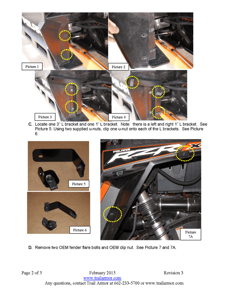 Load image into Gallery viewer, Trail Armor Mud Flap Extensions / Fender Flares for 14-18 Polaris RZR XP 1000 / XP Turbo
