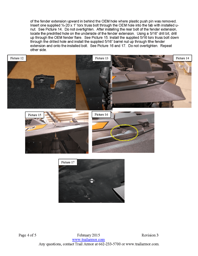 Load image into Gallery viewer, Trail Armor Mud Flap Extensions / Fender Flares for 14-18 Polaris RZR XP 1000 / XP Turbo
