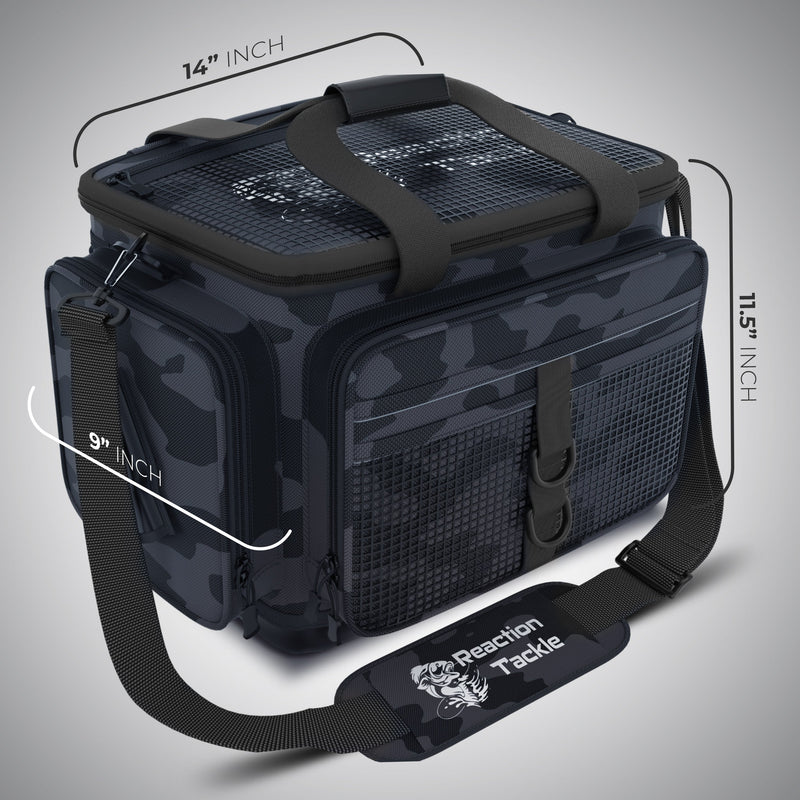 Load image into Gallery viewer, Reaction Tackle Camo Tackle Bag
