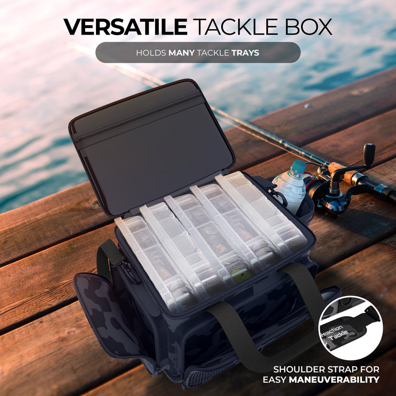 Load image into Gallery viewer, Reaction Tackle Camo Tackle Bag
