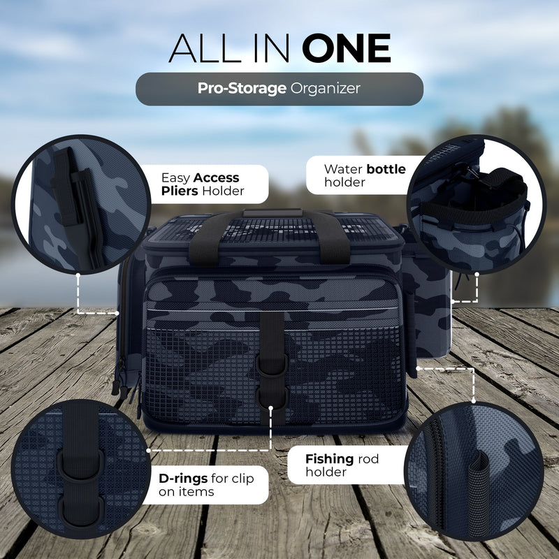 Load image into Gallery viewer, Reaction Tackle Camo Tackle Bag
