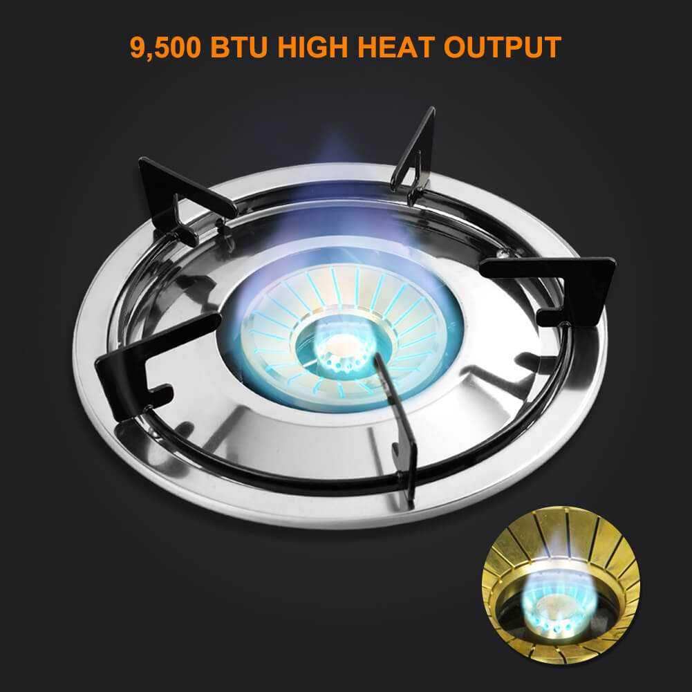 9,500 BTU Propane Single Burner Camp Stoves with Auto Ignition - Skoutley Outdoors LLC