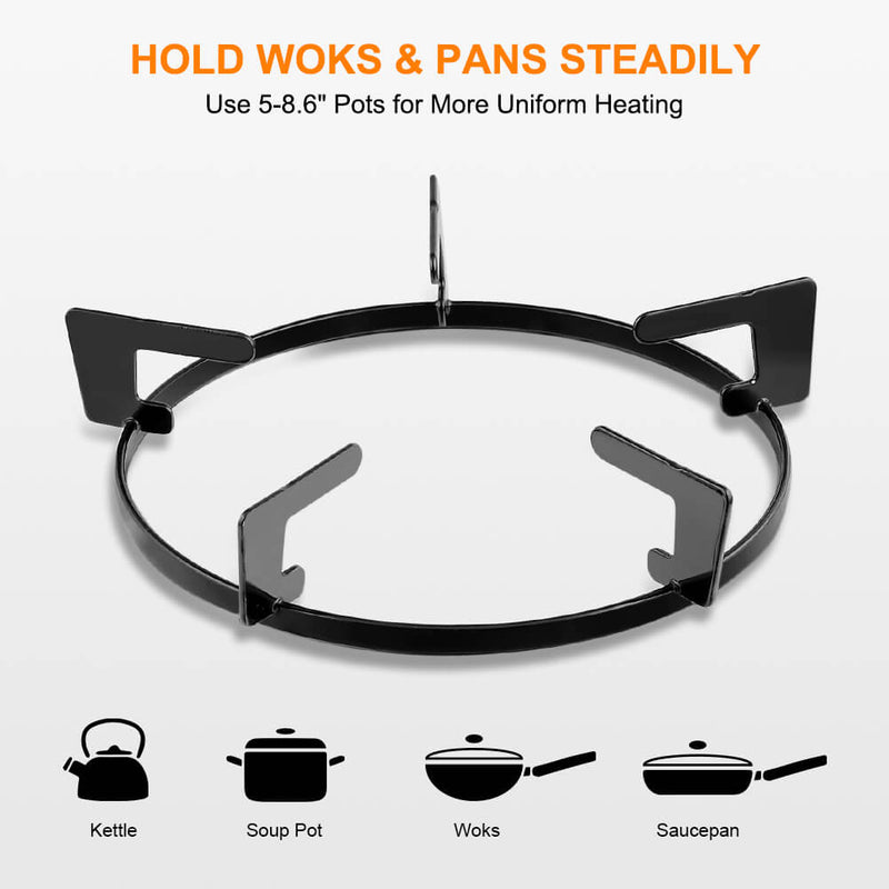 Load image into Gallery viewer, Camplux 2 Burners 19,600 BTU Outdoor Gas Stove with Auto Ignition
