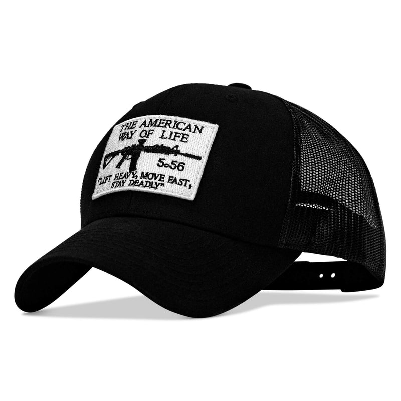 Load image into Gallery viewer, American Way Of Life White Patch Snapback Hat
