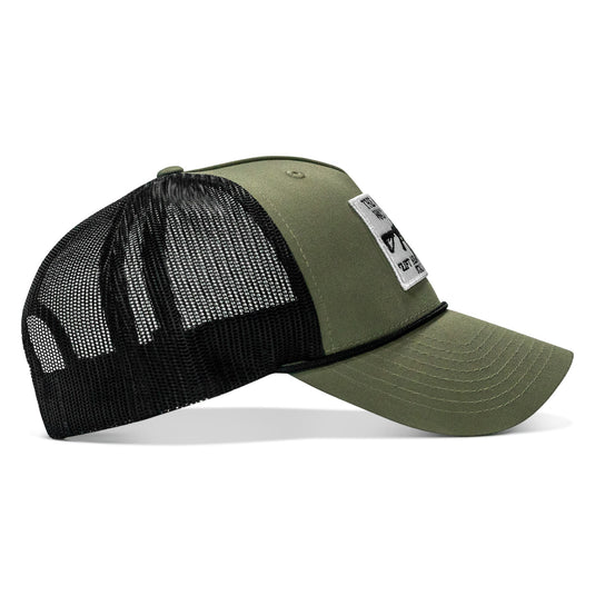 American Way Of Life White Patch Rope Snapback