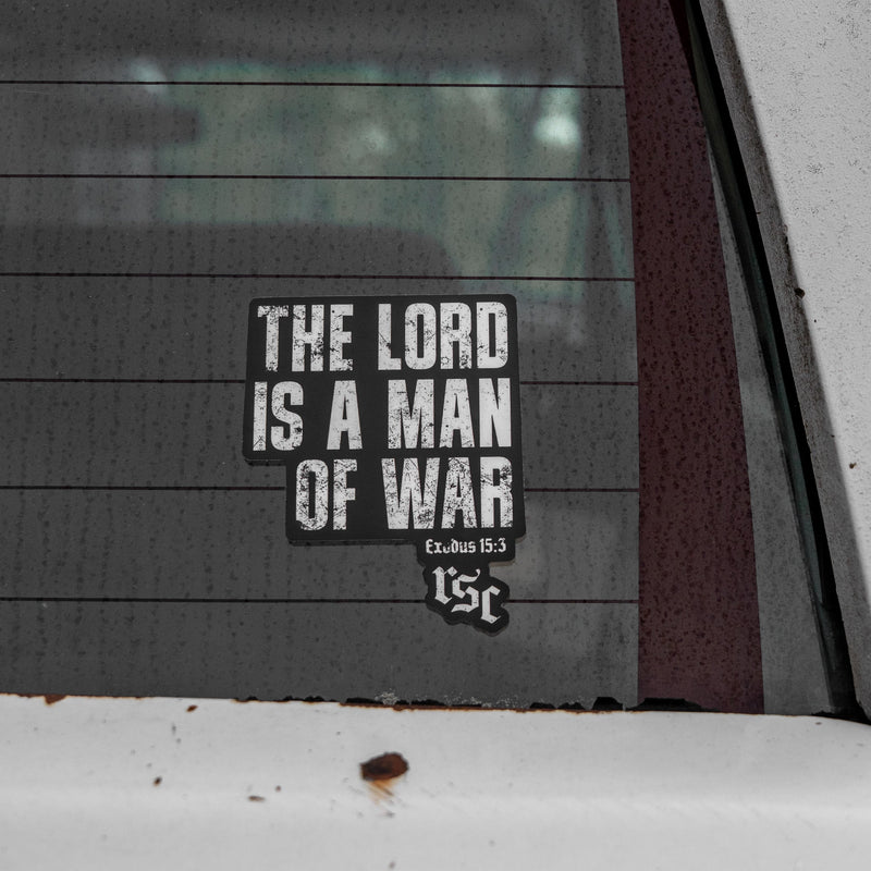 Load image into Gallery viewer, The Lord Is A Man Of War Decal
